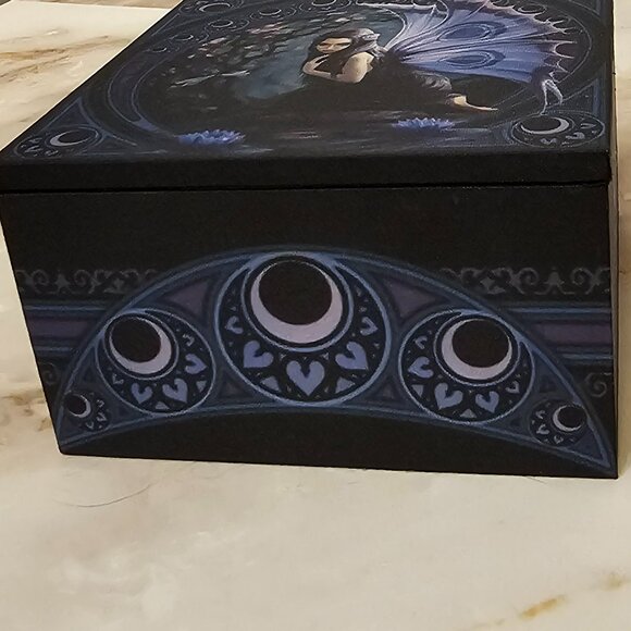 Nemesis Now, Anne Stokes Goth Fairy Trinket Box with Mirror - Picture 2 of 9